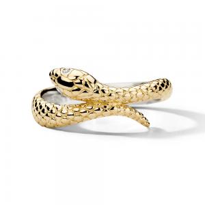 Anello Ti Sento Milano Donna Serpente  in argento 12160SY/54  - gallery