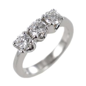 Anello Trilogy in oro con diamanti 0.90 ct IGI