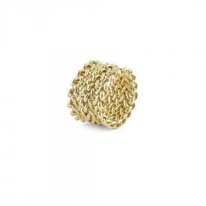 Anello Unoaerre in bronzo Giallo a fascia misura 21
