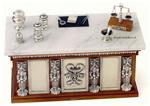 Pharmacy in wood and marble from Carrara - gallery