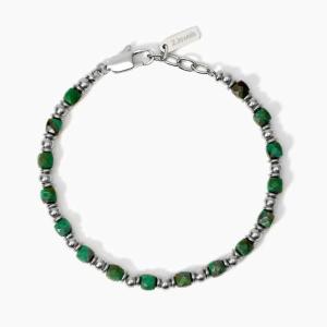 Bracciale 2Jewels Uomo Bracciale con malachite sintetica collezione Original 232646