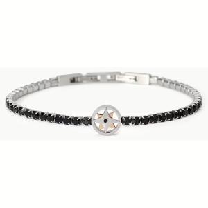 Bracciale 2Jewels Uomo della collezione Navy Rosa dei venti in acciaio 232581