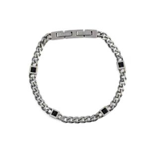 Bracciale 2Jewels Uomo in acciaio 316L maglia groumette 232306 - gallery