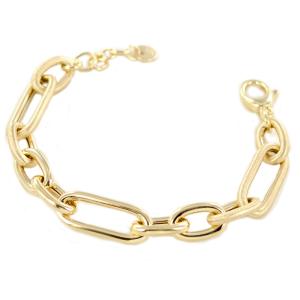 Bracciale a catena Dvccio in argento dorato 24 kt 