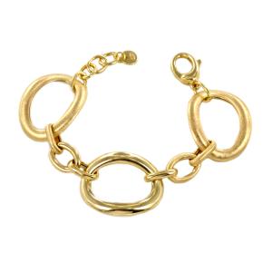 Bracciale a catena Dvccio in argento dorato 24 kt 