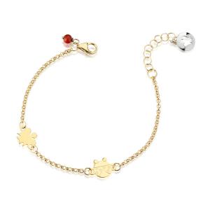 Bracciale Bambino Roberto Giannotti in oro 9kt Angioletto e Coccinella NKT245