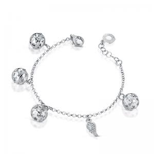 Bracciale con charma Chiama Angeli in Argento Roberto Giannotti SFA 122