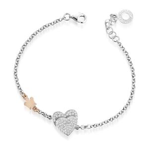 Bracciale con Cuore Roberto Giannotti in argento e zirconi GIA 435