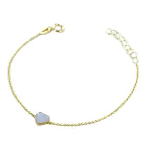 Bracciale da bambina in oro con stella madreperla