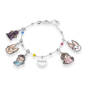 Bracciale da bambini Gioielli Lu e Sof Me Contro Te tutti i charms BRA 227 - gallery