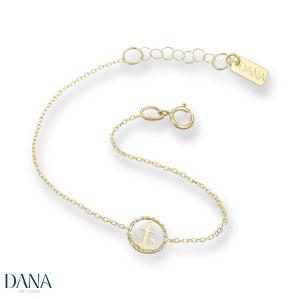 Bracciale da Bambino con ancora in oro 9 kt