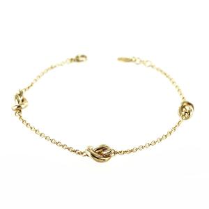 Bracciale da donna a catena rol fantasia in oro giallo - gallery