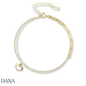 Bracciale da Donna Cuore traforato oro 9 kt - gallery