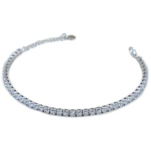 Bracciale da Donna in Argento con zirconi bianchi  - gallery