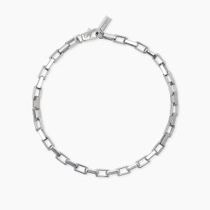 Bracciale da uomo in argento con catena allungata EVERY DAY 533803