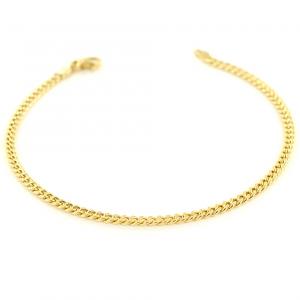 Bracciale da uomo in oro 19.50 cm groumette oreficeria aretina - gallery