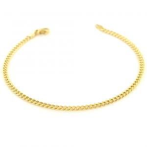 Bracciale da uomo in oro 19.50 cm groumette oreficeria aretina - gallery