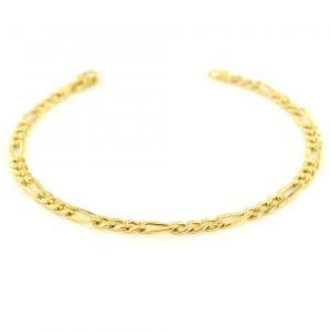 Bracciale da uomo in oro 21 cm ultrapiatto - gallery