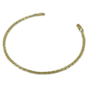 Bracciale da uomo in oro giallo 19 cm ultrapiatto