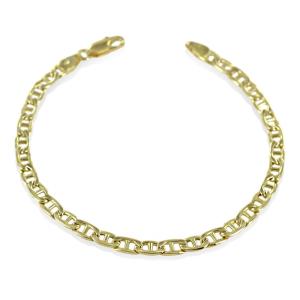 Bracciale da uomo medio in oro 20 cm traversino oreficeria aretina