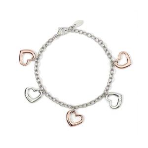 Bracciale Donna 2Jewels in Acciaio con charms a forma di cuore 232296 - gallery