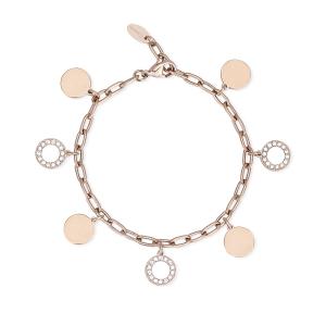 Bracciale Donna 2Jewels in Acciaio rosa con charms 232176