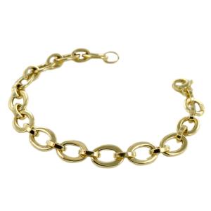 Bracciale Donna a catena fantasia in oro giallo  