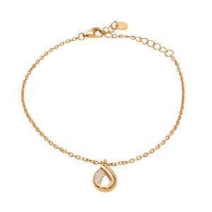 Bracciale donna gioielli Rebecca in Argento Goccia con polvere di diamanti SJLBCO74