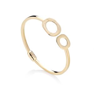 Bracciale rigido da Donna in Argento dorato della collezione Itaca Marcello Pane 