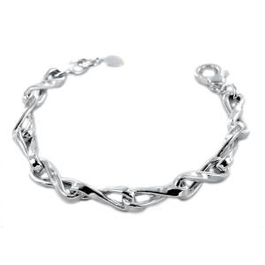 Bracciale Donna in Argento silver con catena Marcello Pane  - gallery