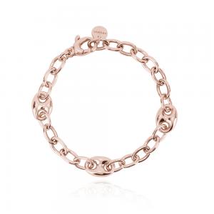 Bracciale donna Mabina Bracciale maglia rol e marina in argento rosato 533453