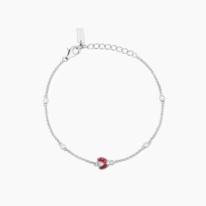 Bracciale Donna Mabina in Argento con Coccinella e zirconi bianchi 533892 - gallery