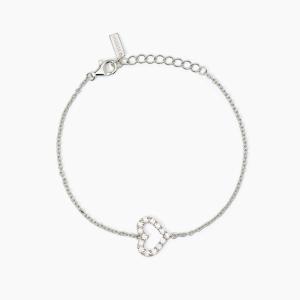 Bracciale Donna Mabina in Argento con cuore di zirconi bianchi  533835 - gallery