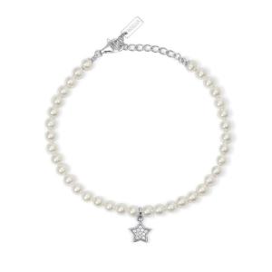 Bracciale Donna Mabina in Argento con perle conchiglia e stella 533736