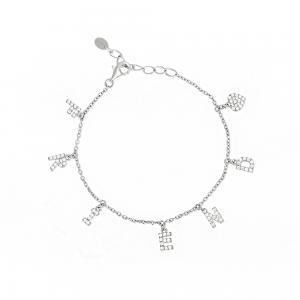 Bracciale Donna Mabina in Argento con Zirconi FRIEND 533341 - gallery