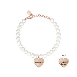 Bracciale Donna Mabina in Argento MAMMA TI VOGLIO BENE