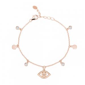 Bracciale Donna Mabina in Argento rosato con Zirconi  533344