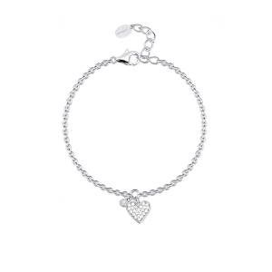 Bracciale Donna Mabina in Argento Cuore con Zirconi  - gallery