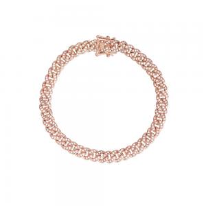 Bracciale Donna Mabina in Argento rosato e zirconi bianchi 533333-M