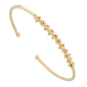 Bracciale Donna rigido in Argento giallo collezione Petite Boules