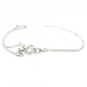 Bracciale Fede Amore Speranza in argento Agios - gallery