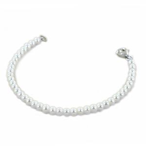 Bracciale Filo di Perle piccole Freshwater e argento - gallery