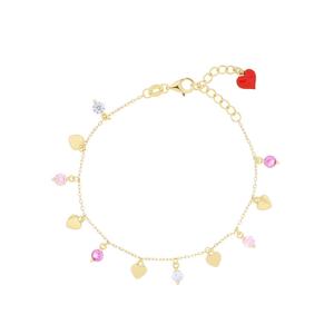 Bracciale Gypsy Pump argento giallo Cuori Milano collezione Maggiolina  - gallery