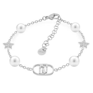 Bracciale in Acciaio da donna con perle e stelle Essential Woman Liu Jo LJ2634