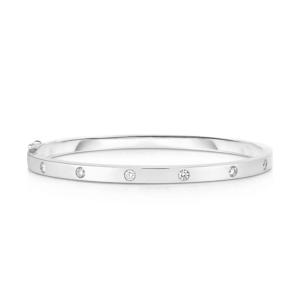 Bracciale in Acciaio da donna rigido con cristalli Essential Woman Liu Jo LJ2457