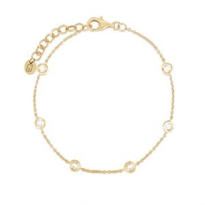 Bracciale in Acciaio giallo da donna con cristalli Essential Woman Liu Jo LJ2467