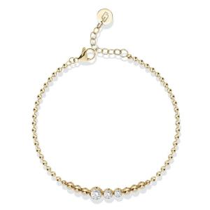 Bracciale in Acciaio giallo da donna con cristalli LUXURY ESSENTIAL Liu Jo LJ2830