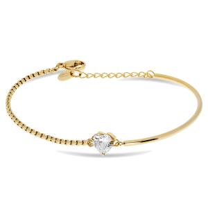 Bracciale in Acciaio giallo da donna con cristallo Essential Woman Liu Jo LJ2535