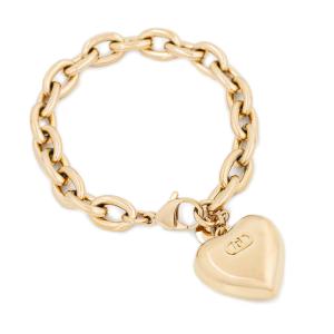 Bracciale in Acciaio giallo da donna con cuore Essential Woman Liu Jo LJ3062