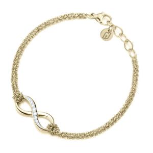 Bracciale in Acciaio Giallo da donna con infinito Essential Woman Liu Jo LJ2516